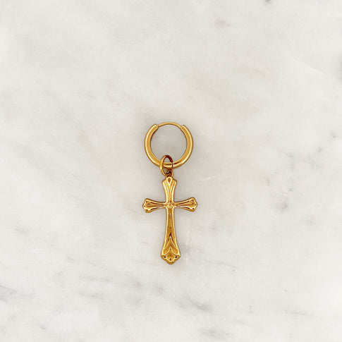 Earring Big Cross