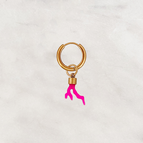 Earring Pink Coral