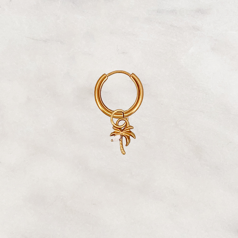 Earring White Palm