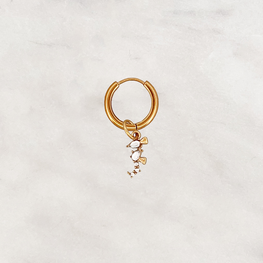 Earring Shiny Seahorse