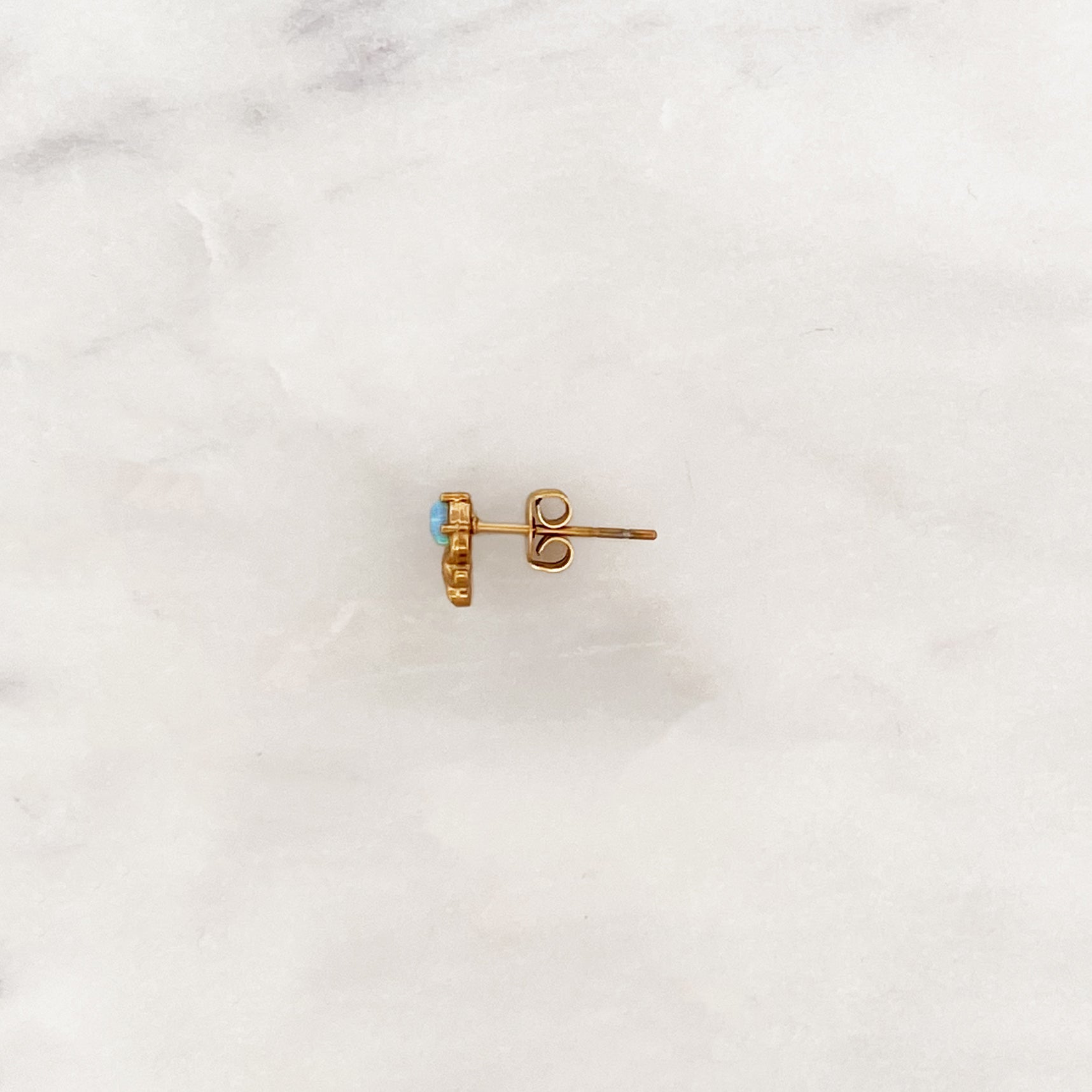 Ohrstecker Blauer Oktopus