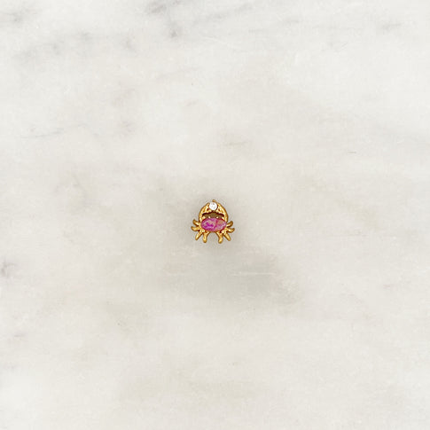Earstud Pink Crabby