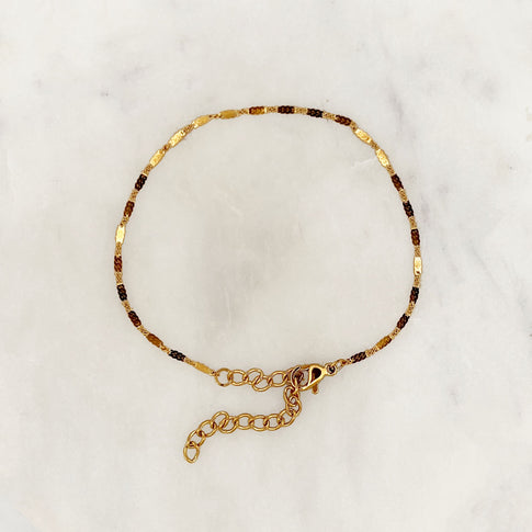 Fine twisted bracelet