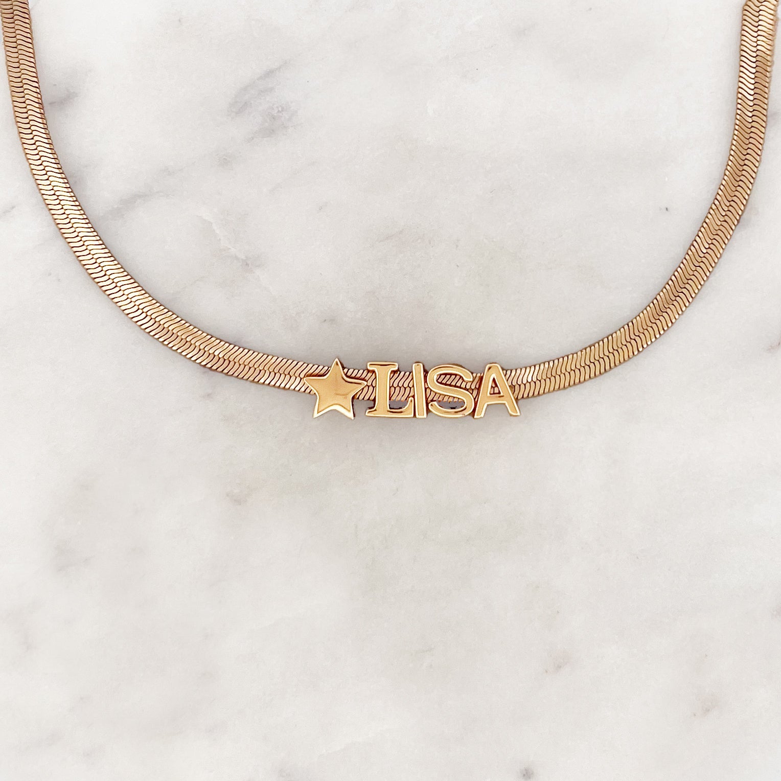 Lisa sales name necklace