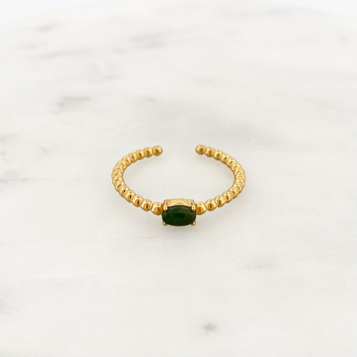 Groene Quartz Ring