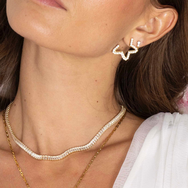 Earstud Shiny Star Set