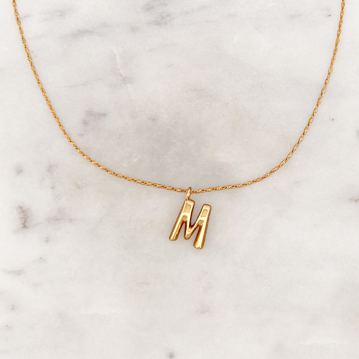 Necklace Bamboo Initial