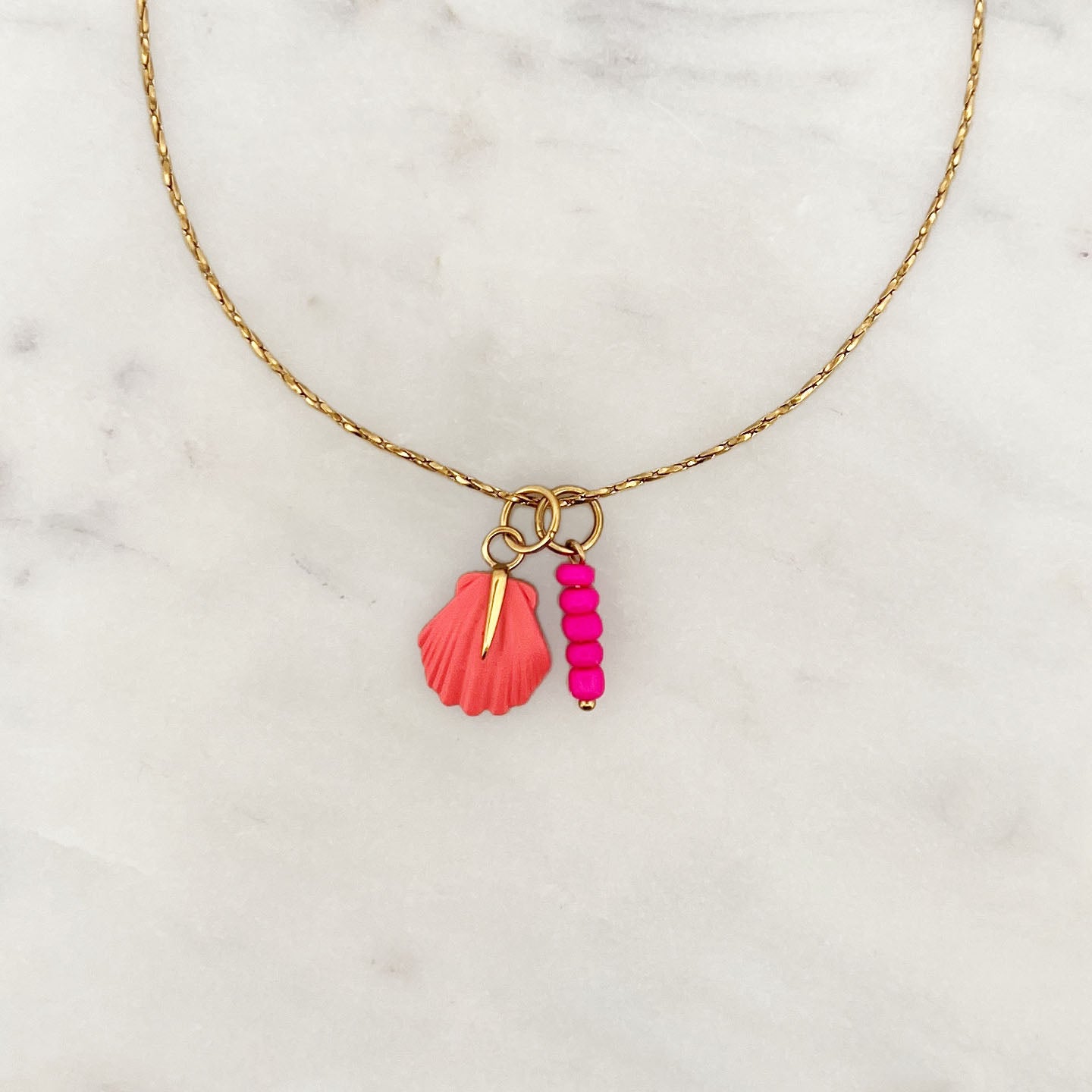 Necklace Blush Scallop