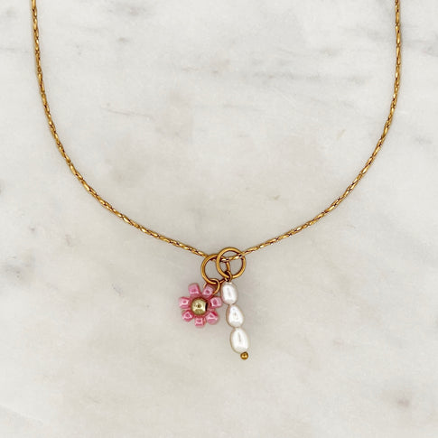 Necklace Pearly Bloom