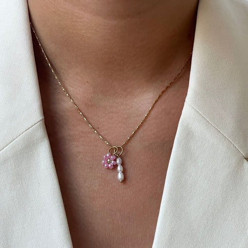 Necklace Pearly Bloom