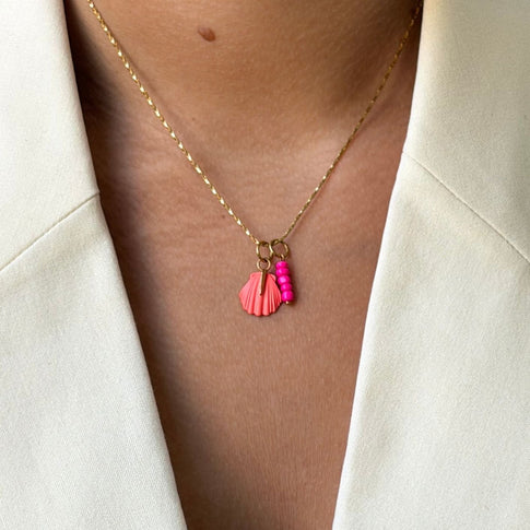 Necklace Blush Scallop