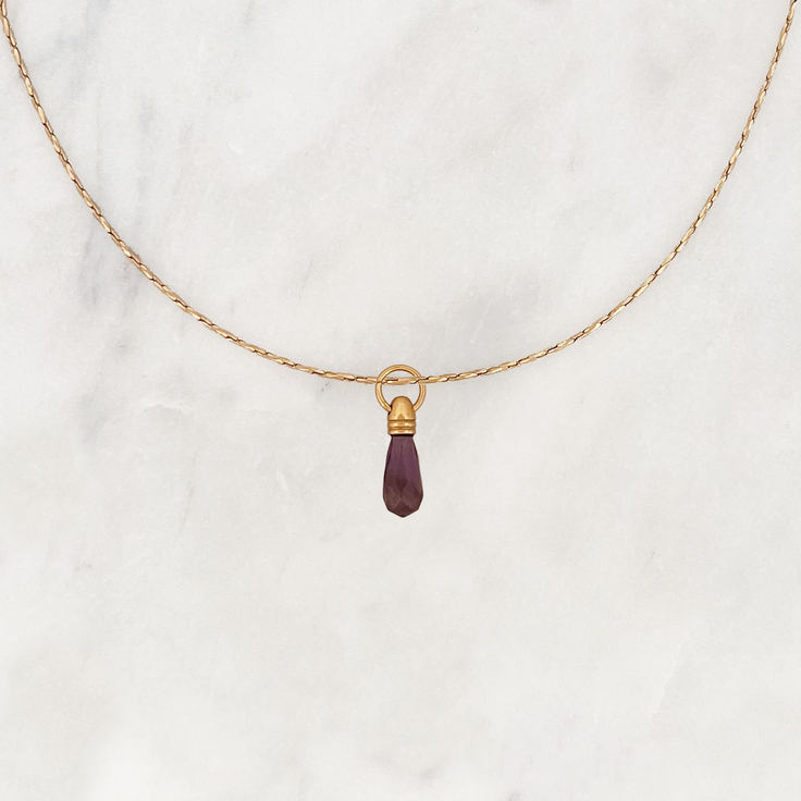 Necklace Manifest Stone Amethyst