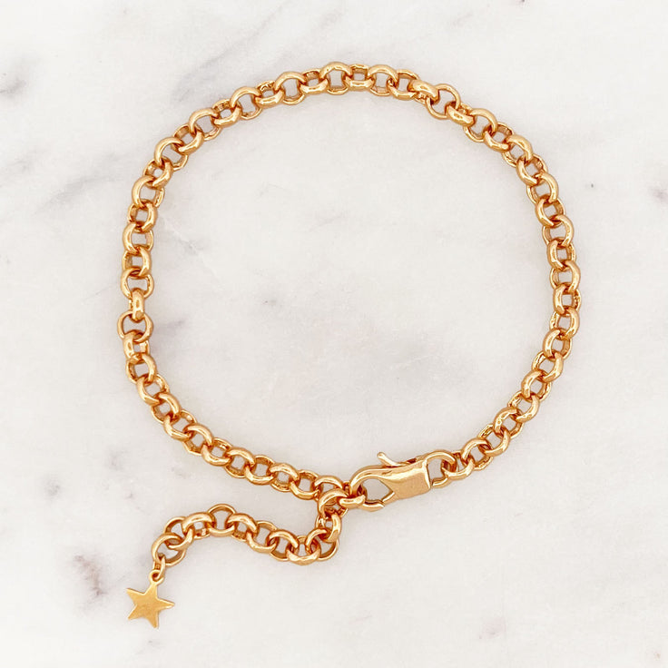 Sample Rolo Bracelet Little Star