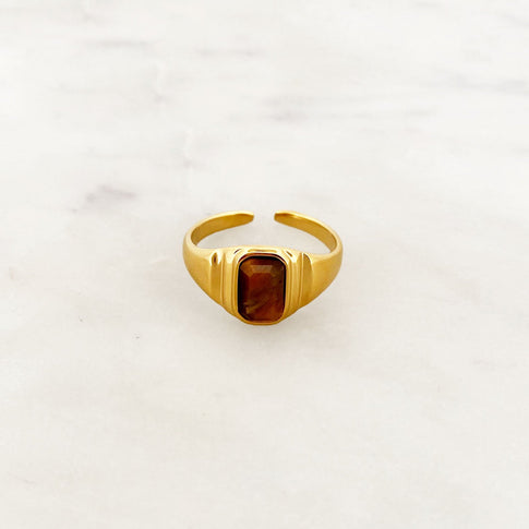 Ring Tiger's Eye