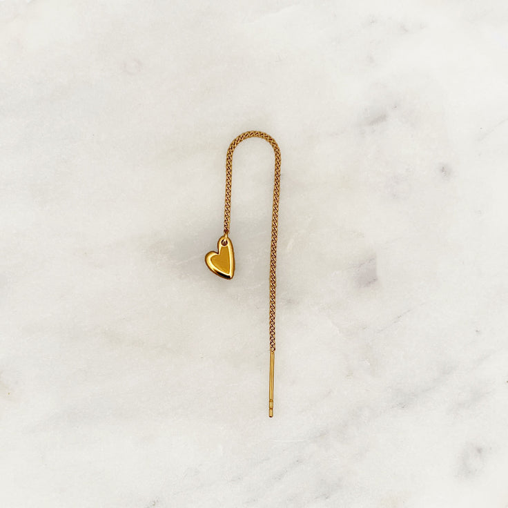 Threader Little Heart – ByNouck Jewelry