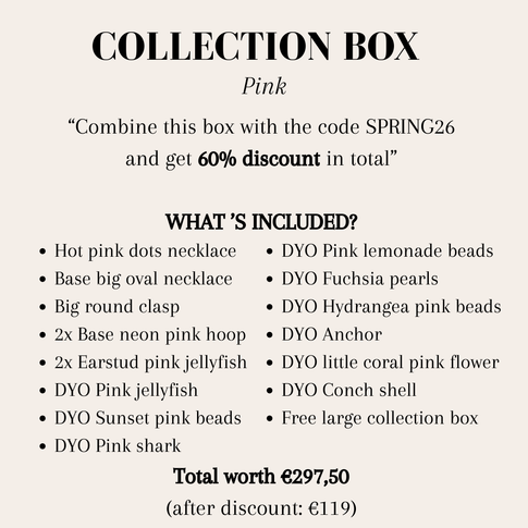 Collection box pink