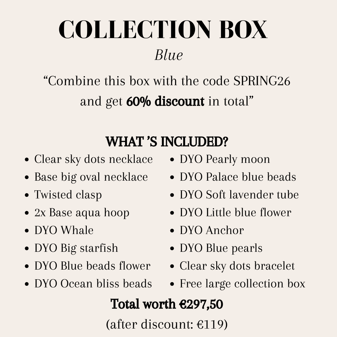 Collection box blue