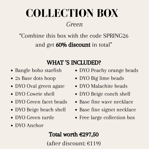 Collection box green