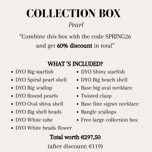 Collection box pearl