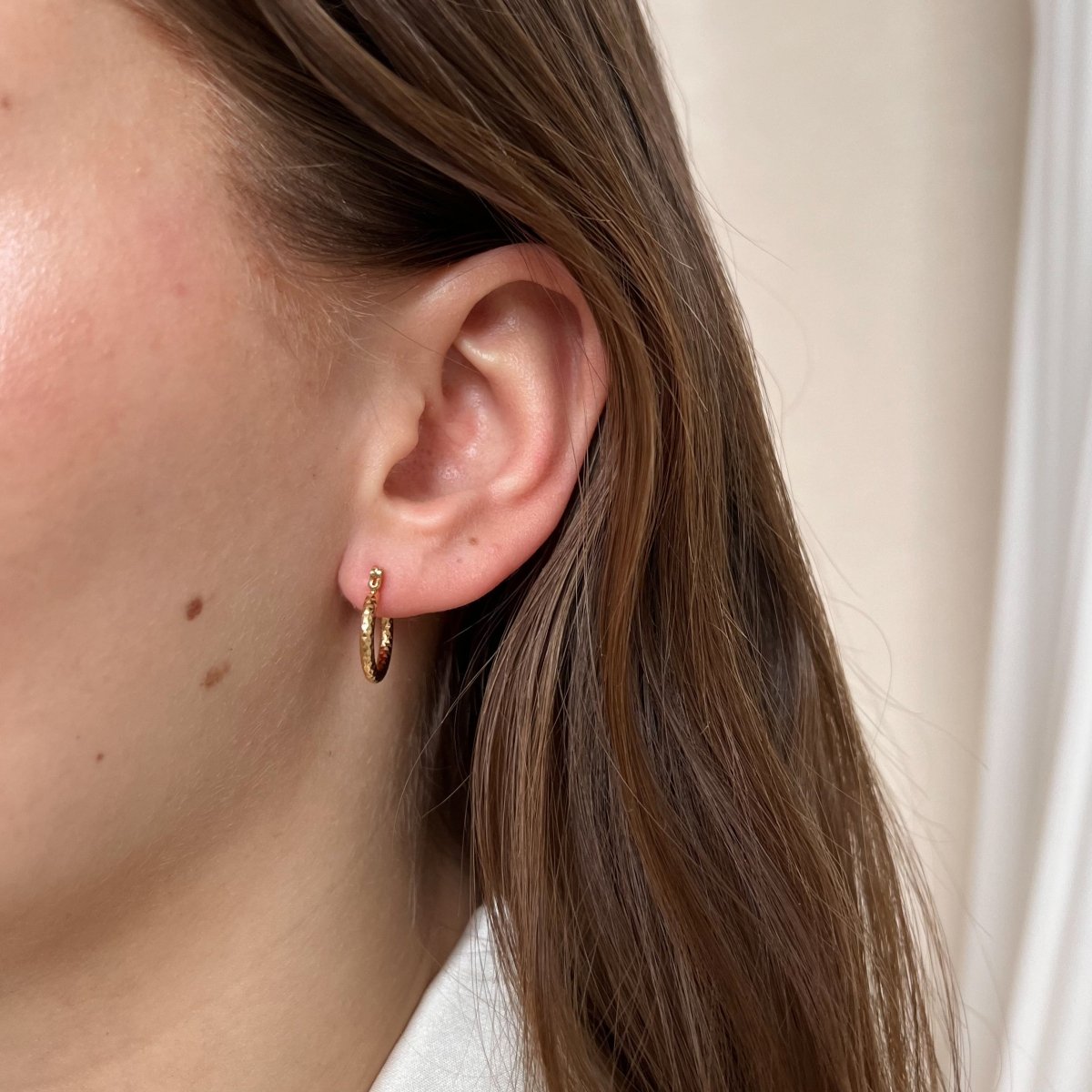 Base Facet Hoop - ByNouck Jewelry