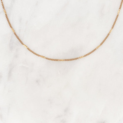 Base Fine Signet Necklace