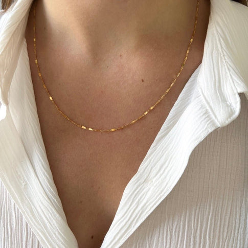 Base Fine Twisted Necklace - ByNouck Jewelry