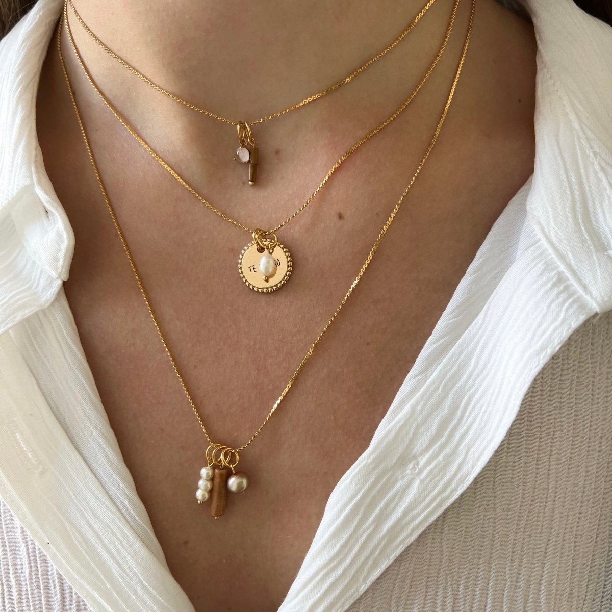 Base Fine Wave Necklace - ByNouck Jewelry