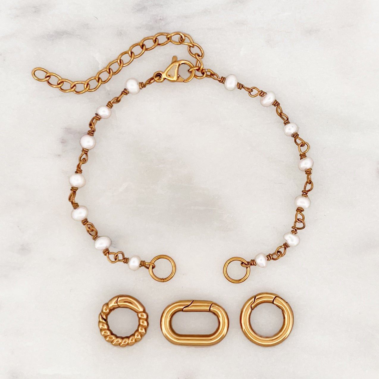 Base Pearl Bracelet - ByNouck Jewelry