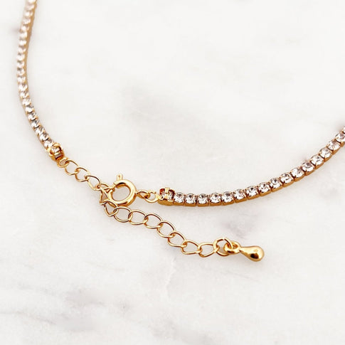 Clear Rhinestone Choker - ByNouck Jewelry