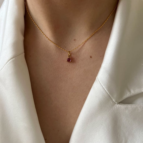 DYO Amethyst Drop - ByNouck Jewelry