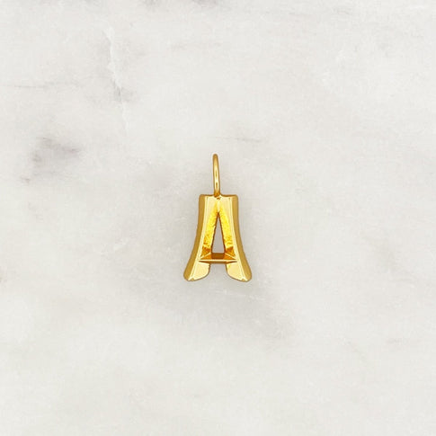 DYO Bamboo Initial - ByNouck Jewelry