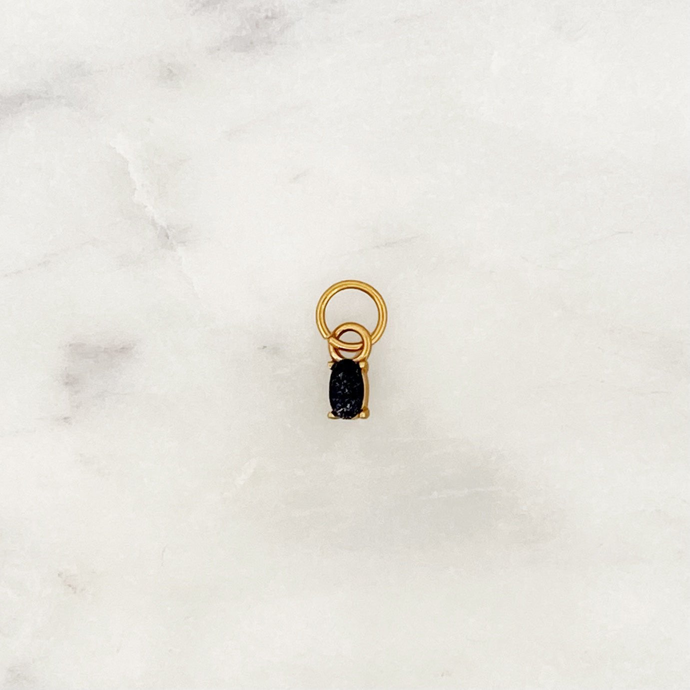 DYO Blue Sandstone Oval - ByNouck Jewelry