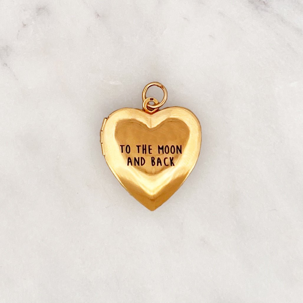 DYO Engrave Heart Medallion - ByNouck Jewelry