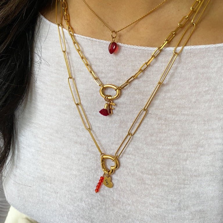 DYO Fire Red Facet Beads - ByNouck Jewelry