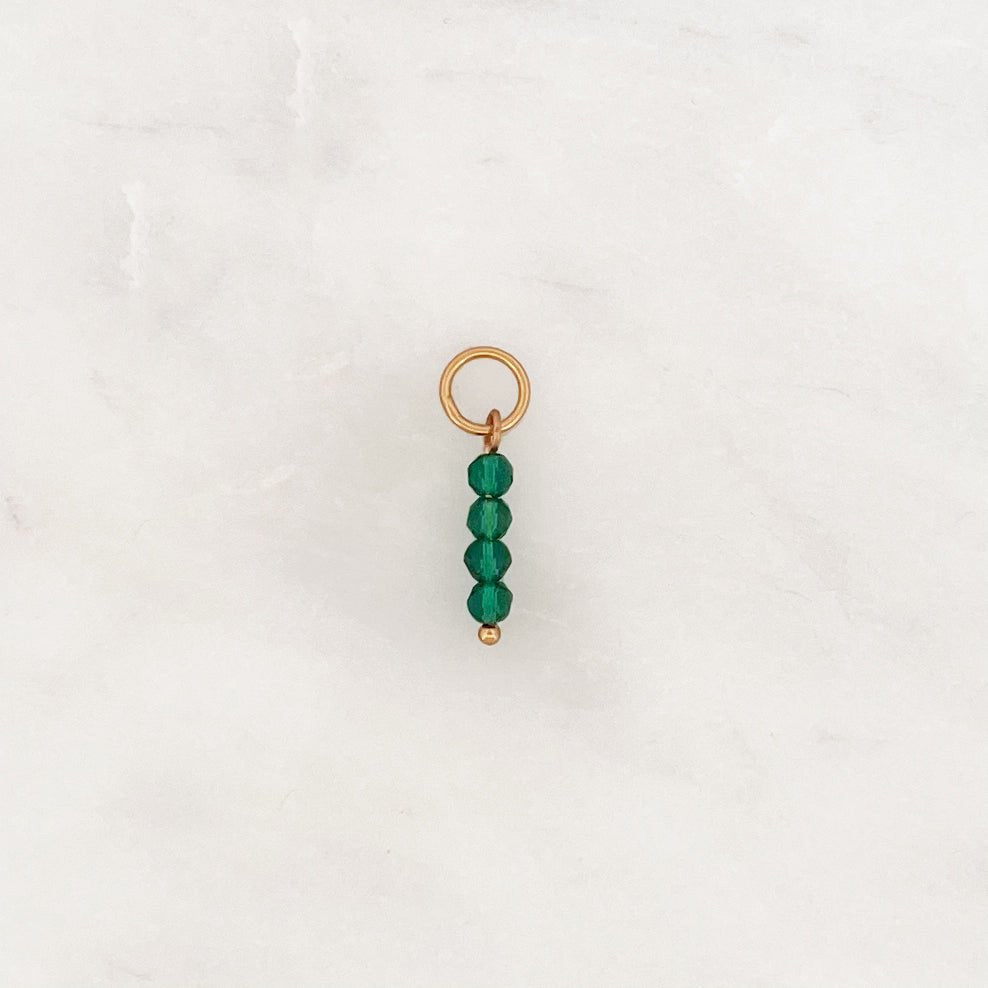 DYO Green Facet Beads - ByNouck Jewelry