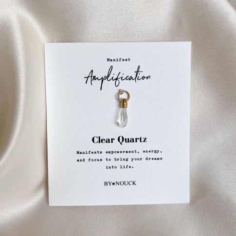 DYO Manifest Stone Clear Quartz - ByNouck Jewelry