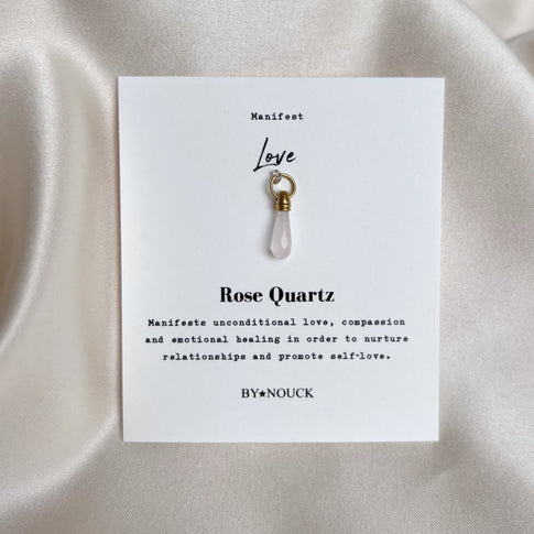 DYO Manifest Stone Rose Quartz - ByNouck Jewelry