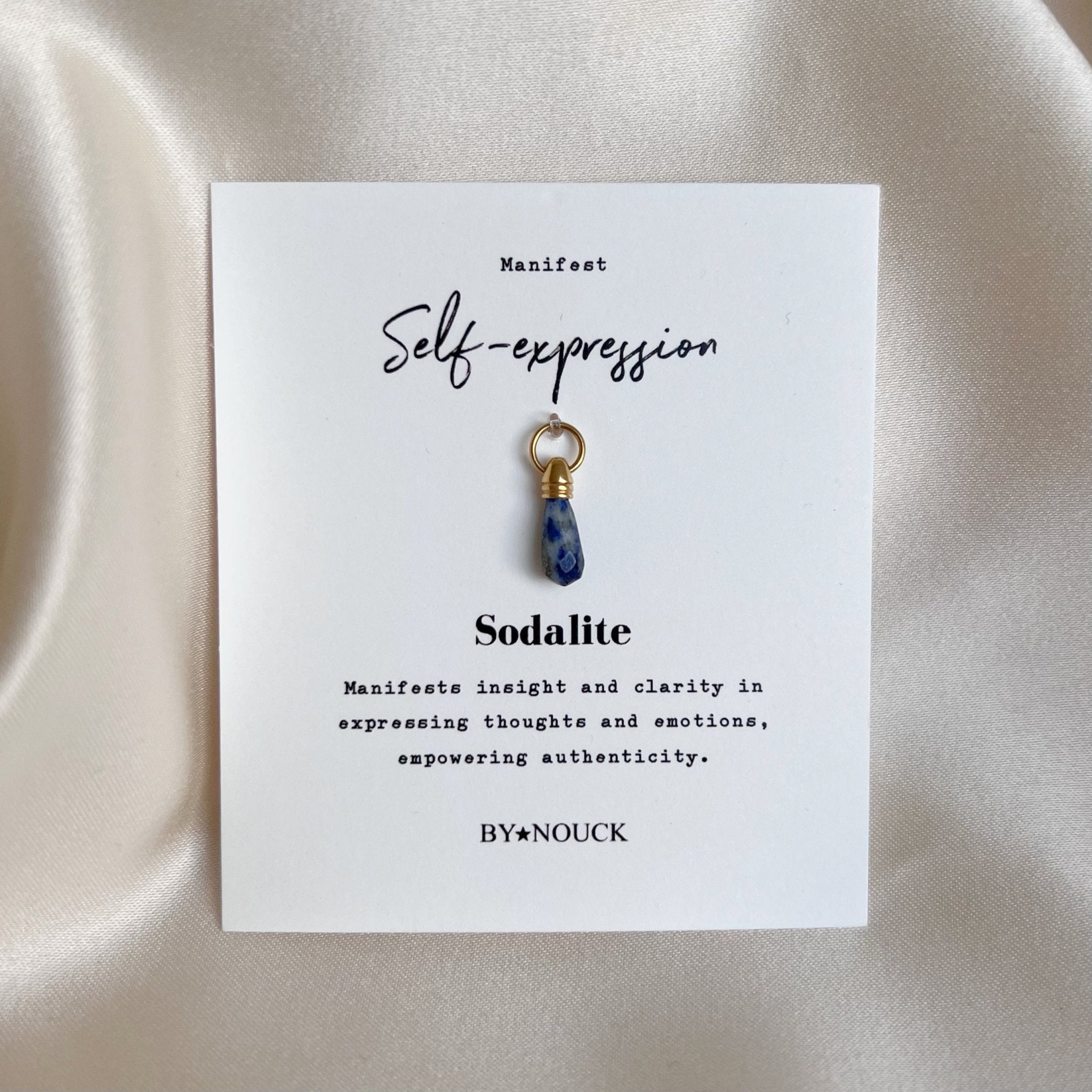 DYO Manifest Stone Sodalite - ByNouck Jewelry