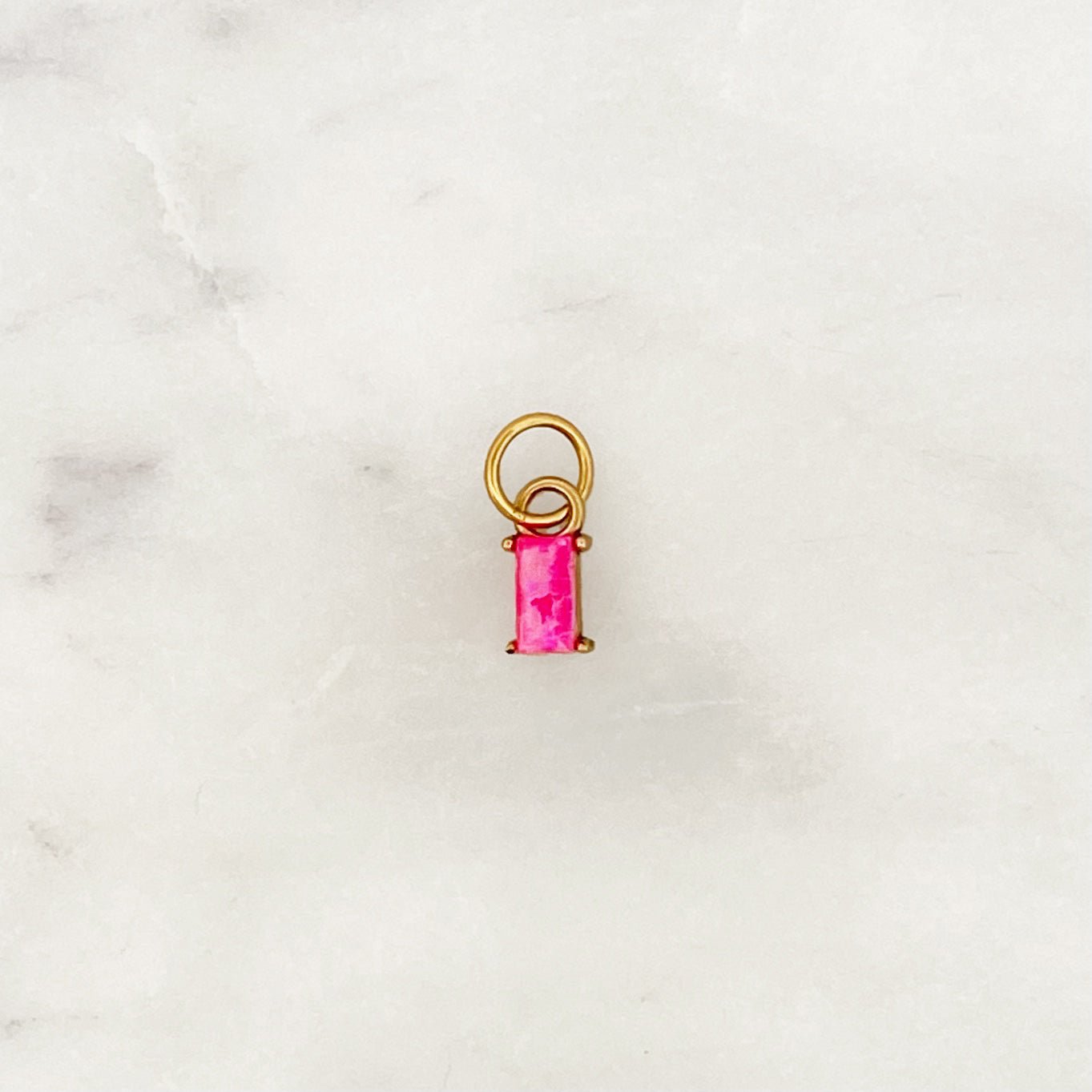 DYO Pink Opal Baguette - ByNouck Jewelry