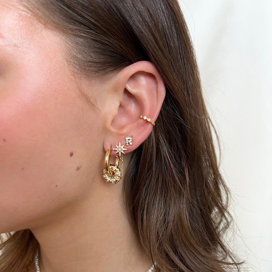 Earstud Initial - ByNouck Jewelry