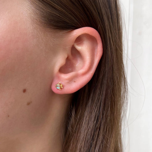 Earstud Moon Fish - ByNouck Jewelry
