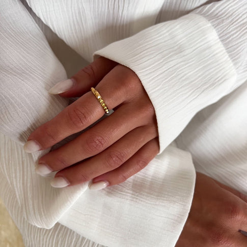 Facet Stack Ring - ByNouck Jewelry