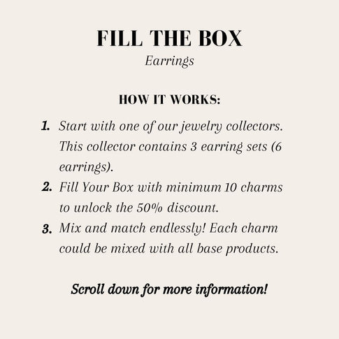 Fill The Box - 3 Earring Sets - ByNouck Jewelry