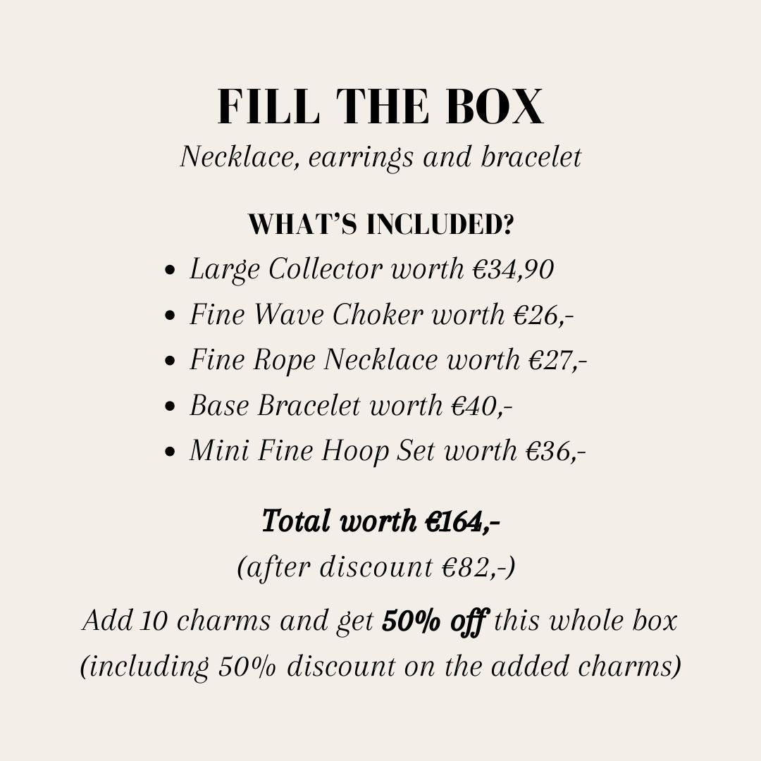 Fill The Box - Necklaces, Bracelet & Earrings - ByNouck Jewelry