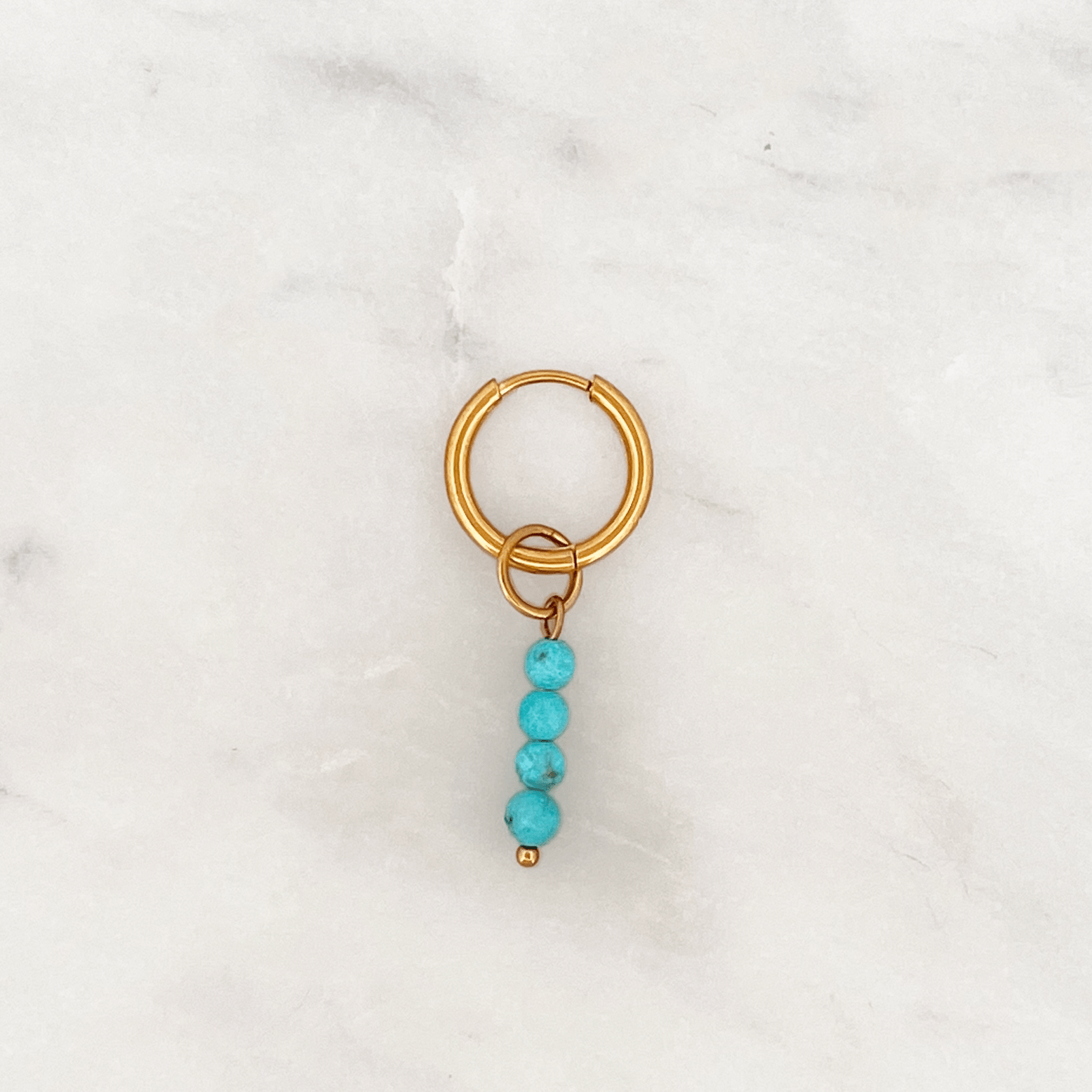 Fine Huggie Azure Beads - ByNouck Jewelry