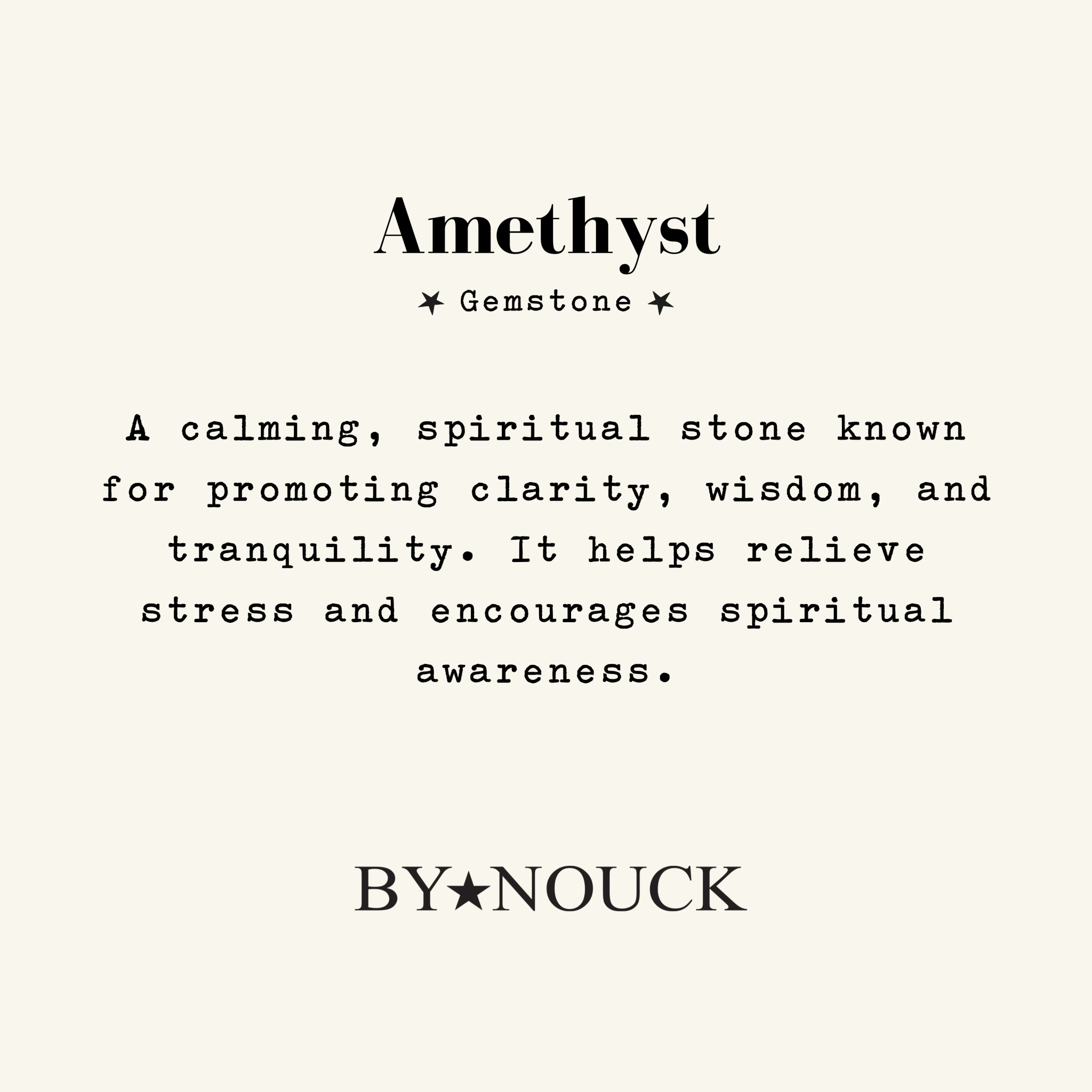 Hoop Amethyst Oval - ByNouck Jewelry