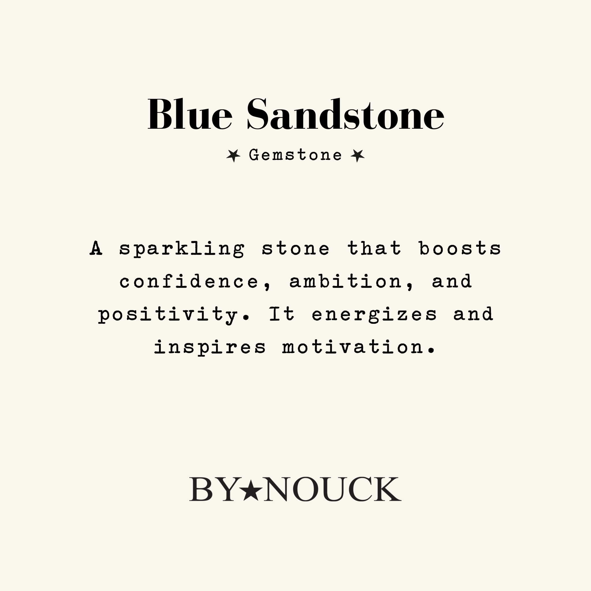 Hoop Blue Sandstone Oval - ByNouck Jewelry