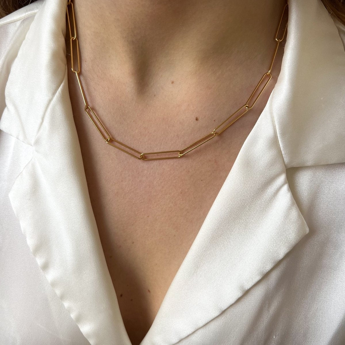 Necklace Big Oval - ByNouck Jewelry