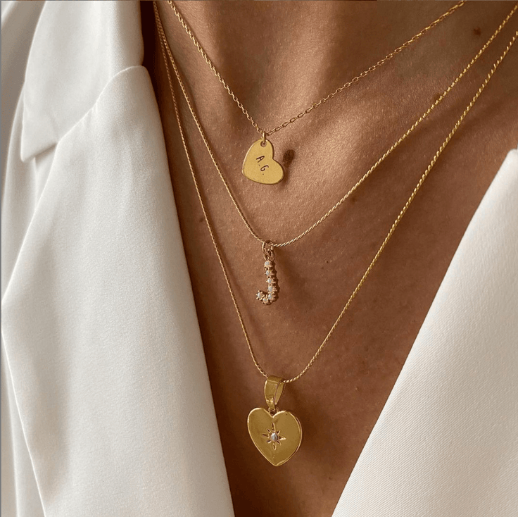 Necklace Shiny Heart | ByNouck - Handmade with ♥︎
