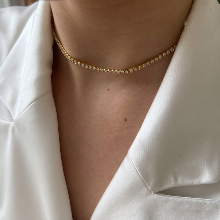 Oval Rhinestone Choker – ByNouck Jewelry